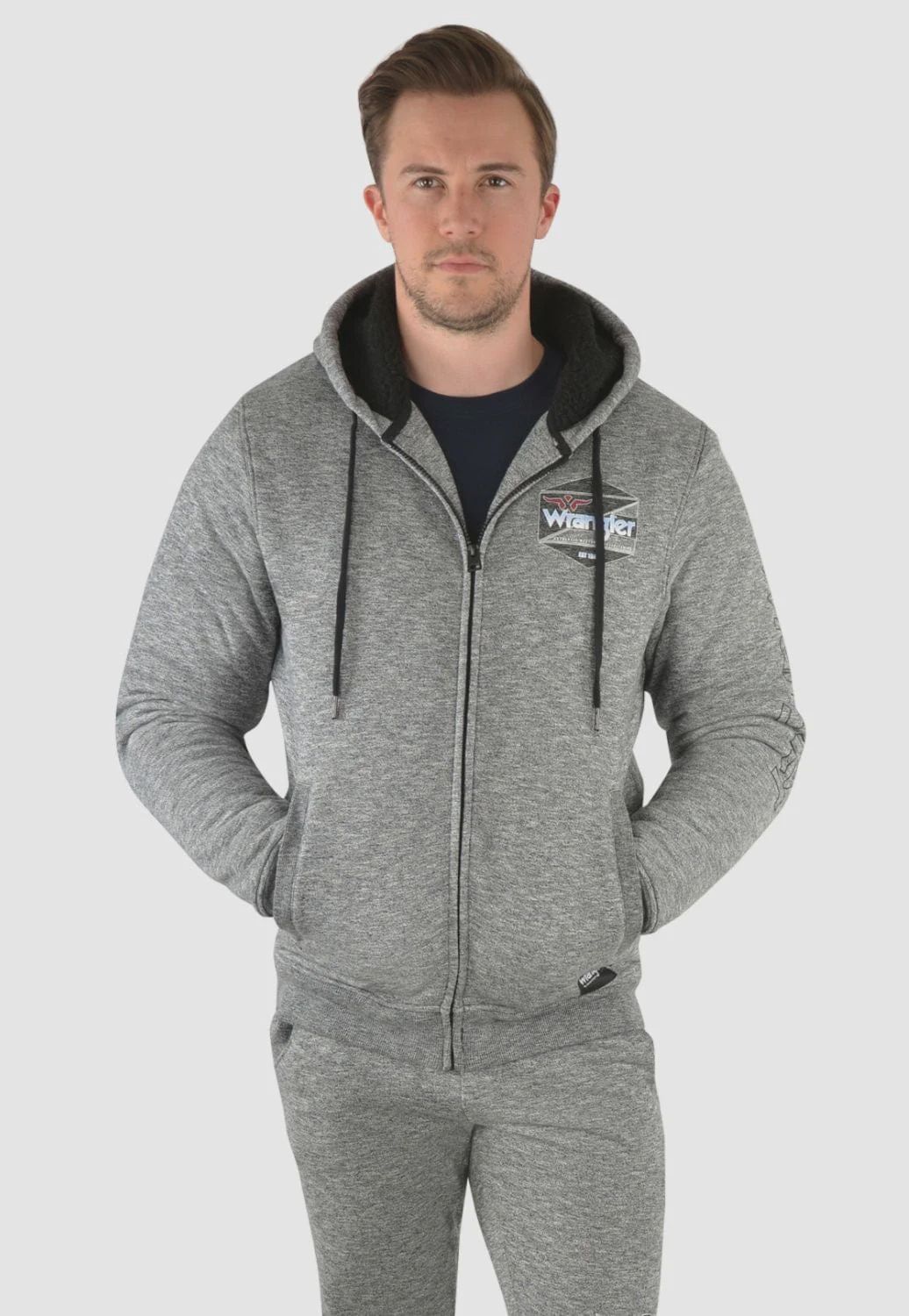 MENS BRIDGE ZIP THROUGH HOODIE