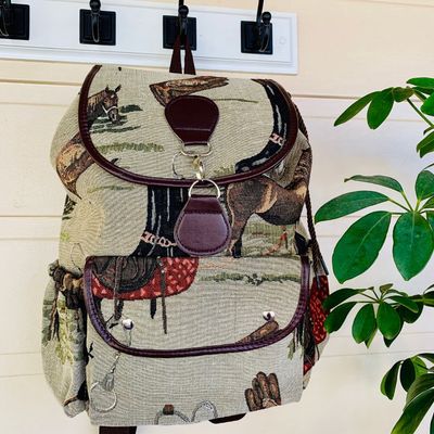 HORSE TAPESTRY BACKPACK