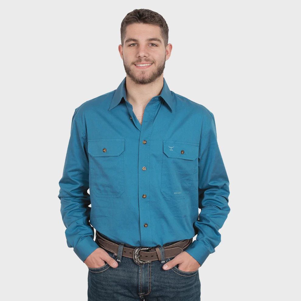 EVAN WORKSHIRT MENS - SAPPHIRE