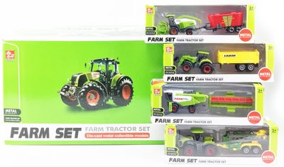 BOXED DIE-CAST FARM TRACTOR