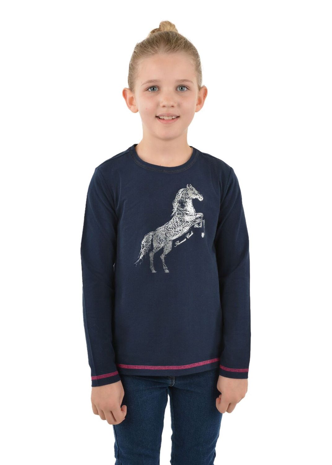 Girls faith long sleeve tee