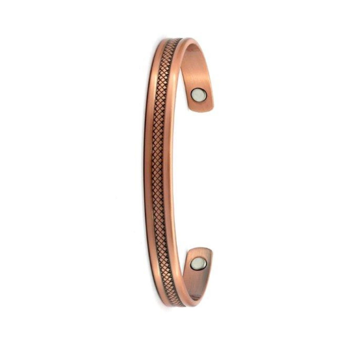 MESH PATTERN COPPER BANGLE.