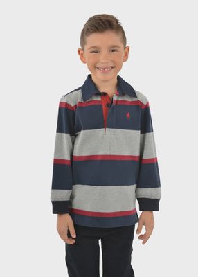 BOYS KINGSBURY STRIPE RUGBY
