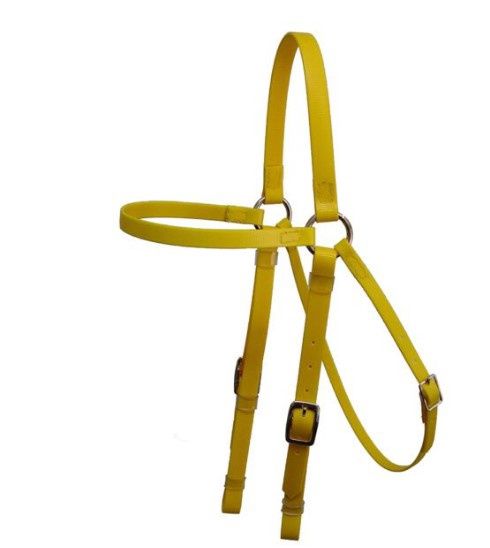 Barcoo Bridle/ Stockmans PVC Bridle With Nickel Plate Fittings (Economy)