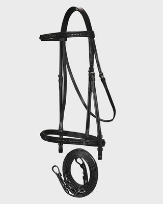 GG LACED SNAFFLE BRIDLE