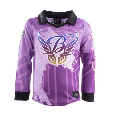 WMNS PAINTED L/S TEE, Colour: PINK/PURPLE, Size: 22