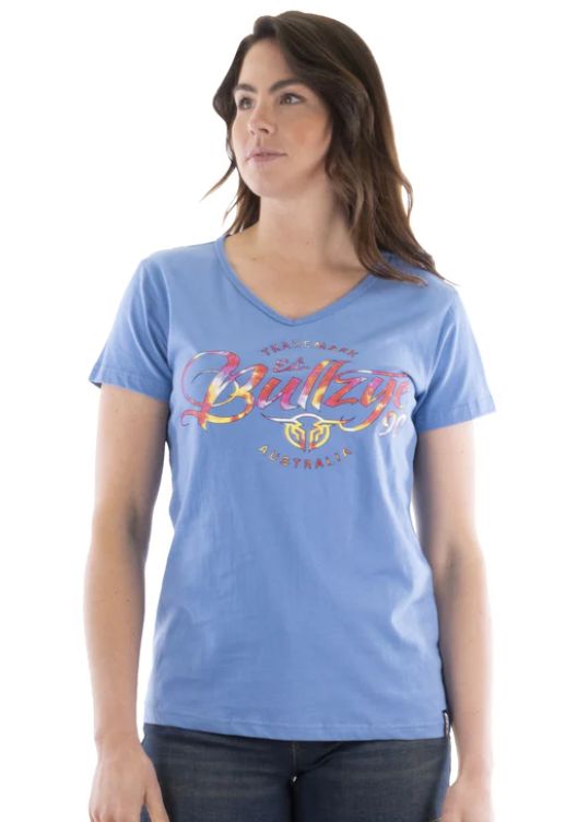 WMNS SUNSET S/S TEE, Colour: HERITAGE BLUE, Size: 14