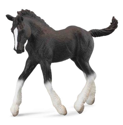 COLLECTA SHIRE HORSE FOAL - BLACK