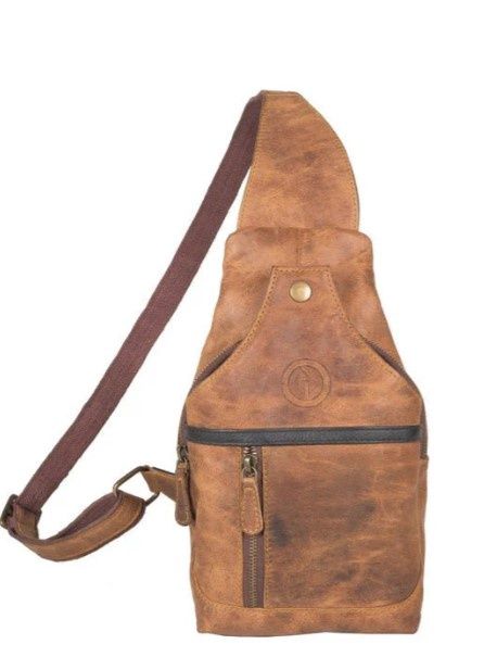 INDEPAL LEATHER SLING GAFFNEY BACKPACK