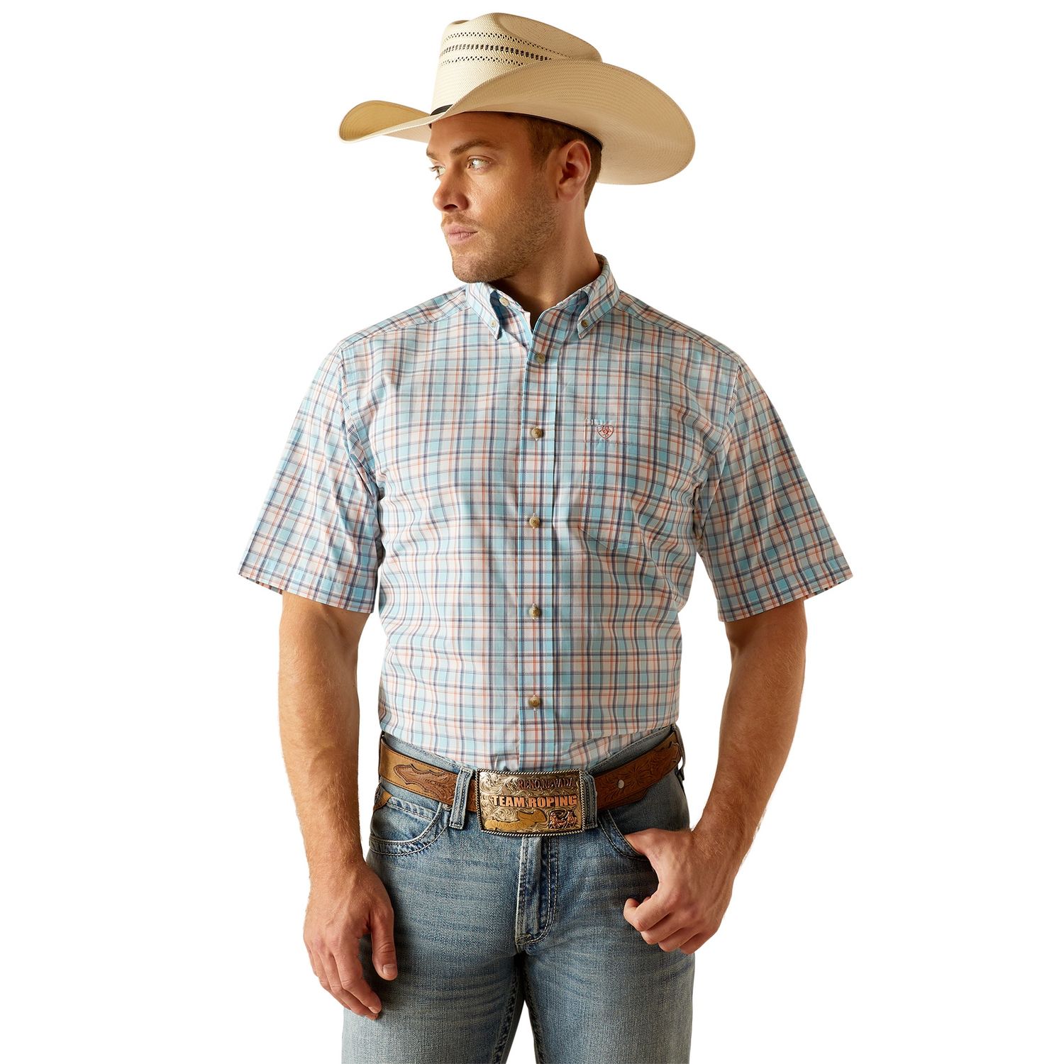 ARIAT MENS PRO KARSON SHIRT SKY