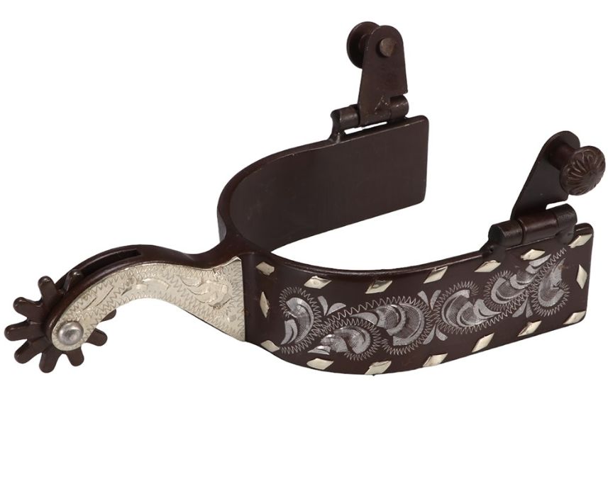 BROWN BUCKSTITCHED SPURS