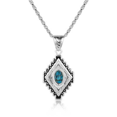 MONTANA DIAMOND OF THE WEST TURQUOISE NECKLACE