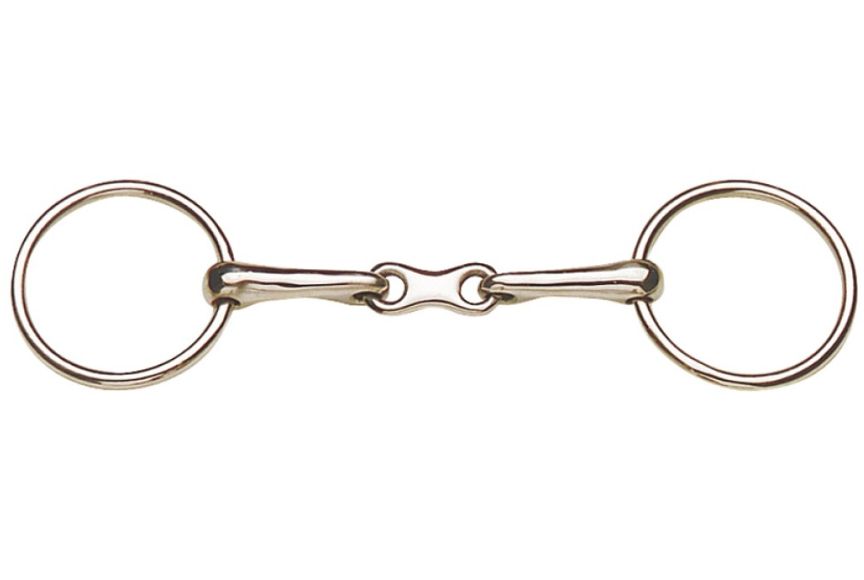 EQUISTEEL SS LOOSE RING FRENCH SNAFFLE BIT