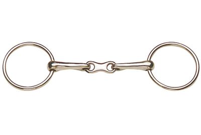 EQUISTEEL SS LOOSE RING FRENCH SNAFFLE BIT