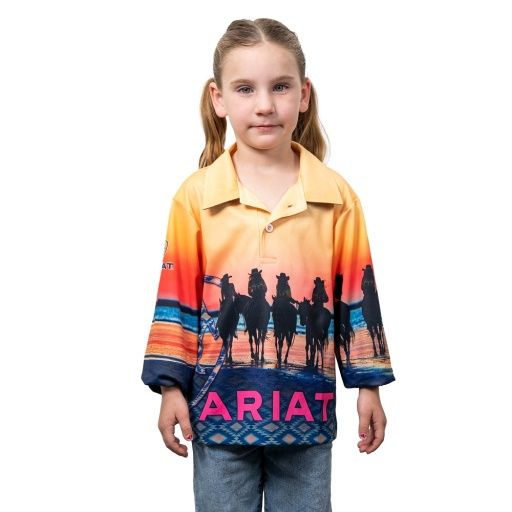 KID&#39;S FISHING SHIRT, Colour: COASTAL COWGIRLS, Size: 6