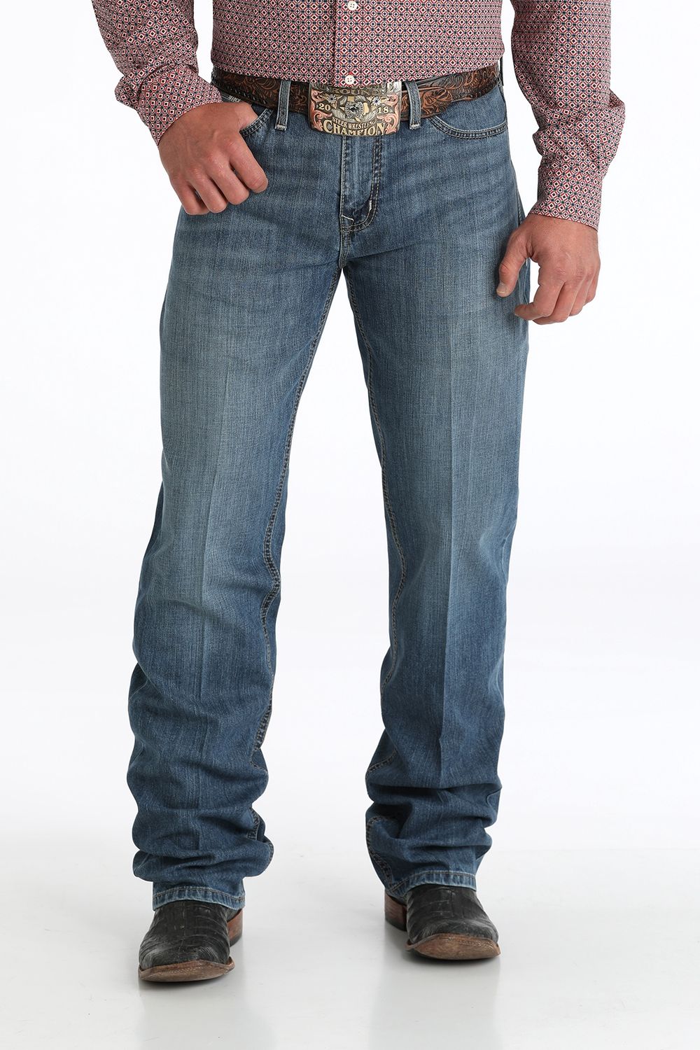 CINCH MENS GRANT JEAN MB59637001, Leg Length: 34, Waist: 27