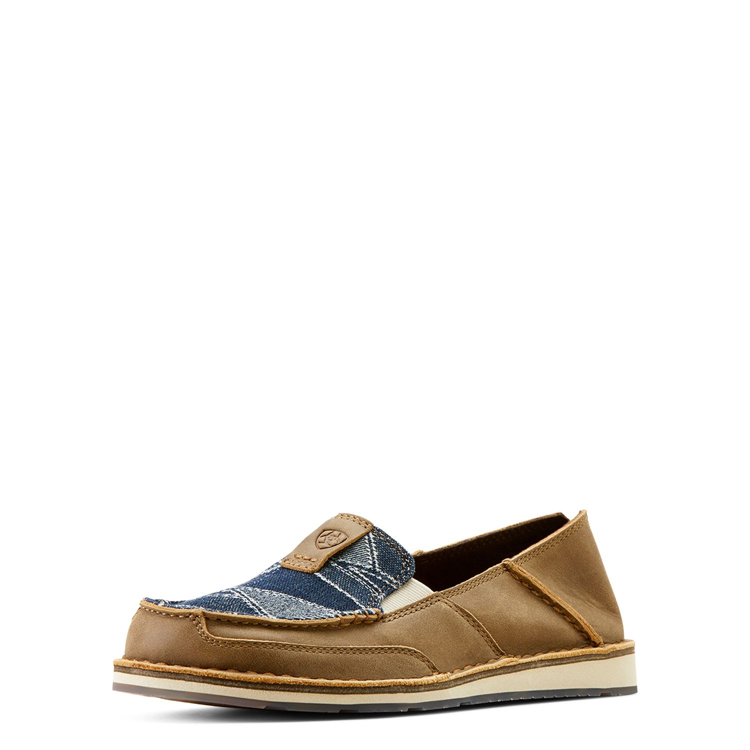 ARIAT WOMENS CRUISER BROWN BOMBER/ DEEPEST DENIM