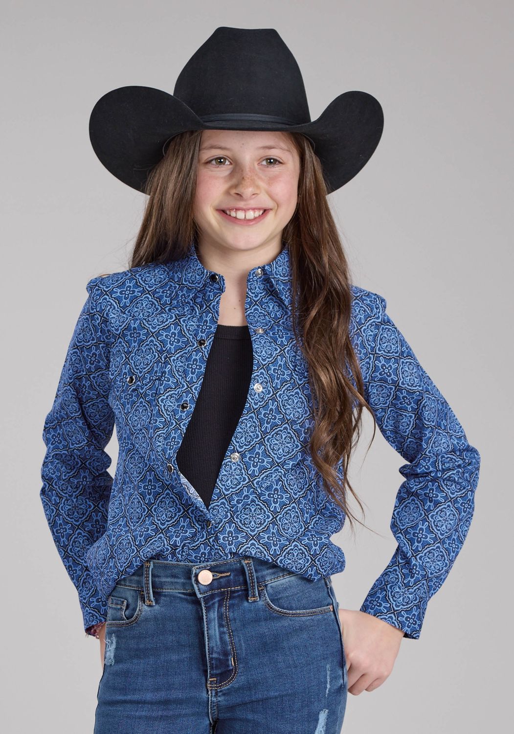 ROPER GIRLS AMARILLO COLLECTION BLUE