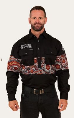 RINGERS WESTERN MENS WALKABOUT WARRIOR SHIRT
