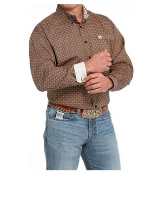 MENS LONG SLEEVE WESTERN SHIRT
