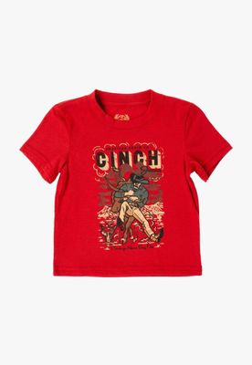 CINCH BOYS STEER WRESTLING T-SHIRT