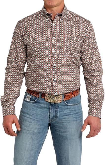 CINCH MENS LONG SLEEVE WESTERN SHIRT