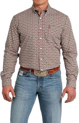 CINCH MENS LONG SLEEVE WESTERN SHIRT