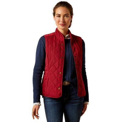 ARIAT WOMENS WOODSIDE VEST RUBAIYAT