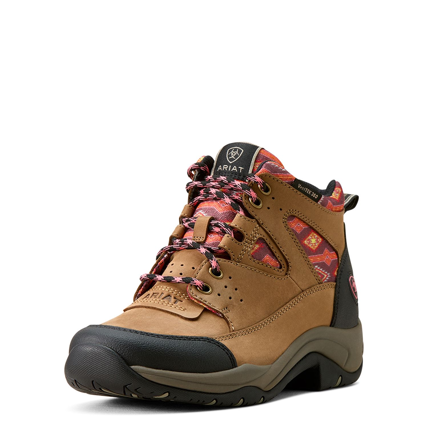 ARIAT WOMENS TERRAIN VENTEK 360 TAN/AZTEC