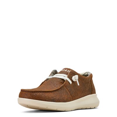 ARIAT MENS HILO MAHOGANY BLANKET EMBOSS