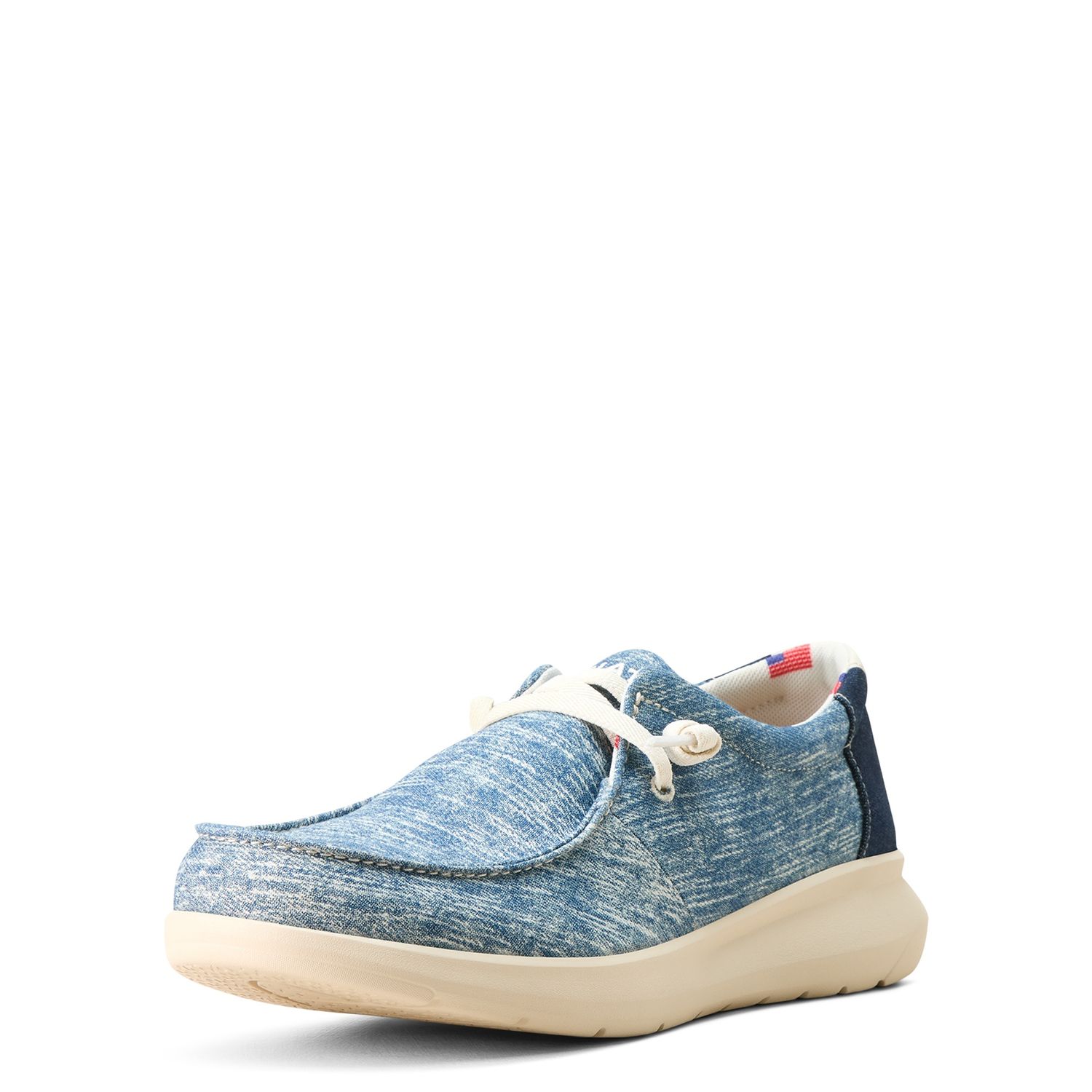ARIAT MENS HILO WASHED DENIM/ DARK DENIM