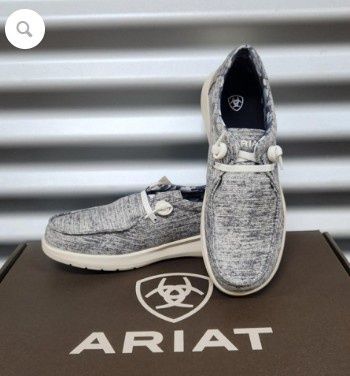 ARIAT MENS HILO WASHED GREY DENIM