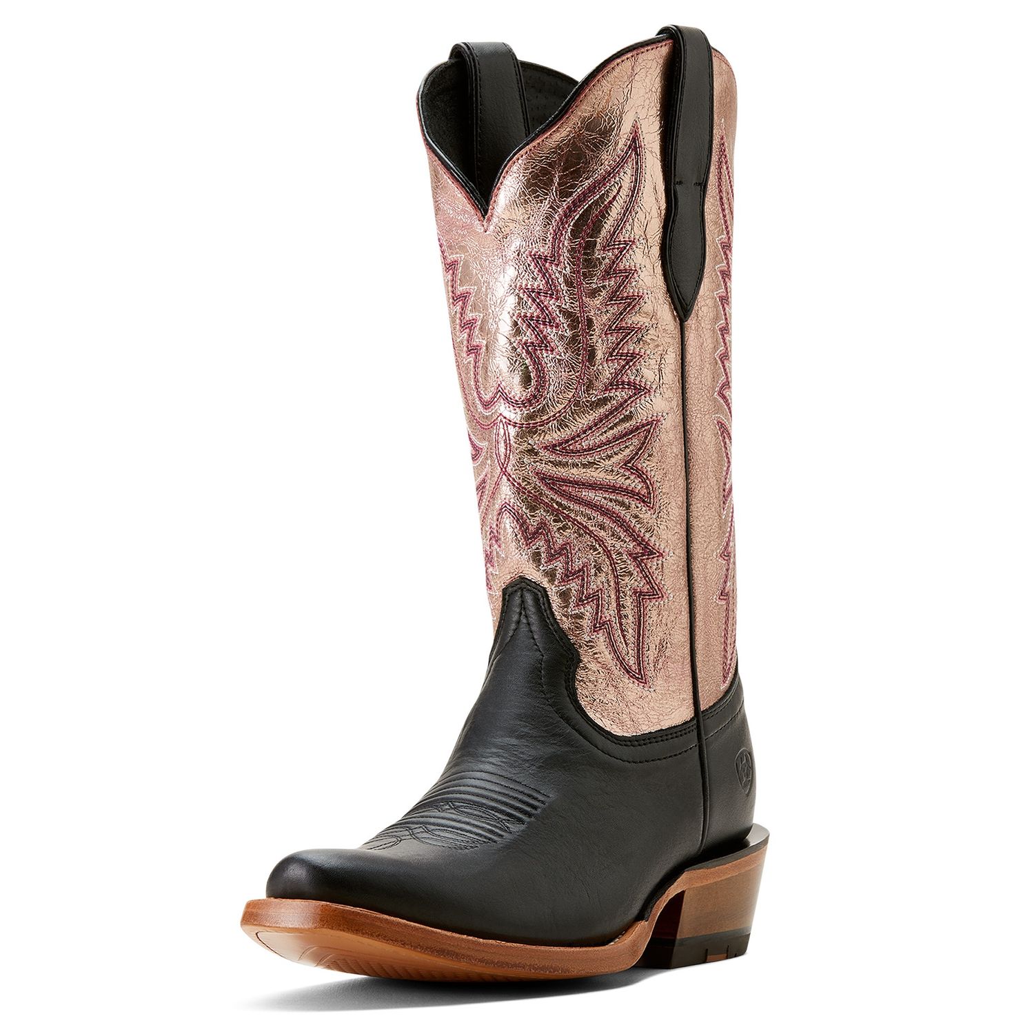 ARIAT WOMENS FUTURITY FLASH MIDNIGHT BLACK/ROSE GOLD