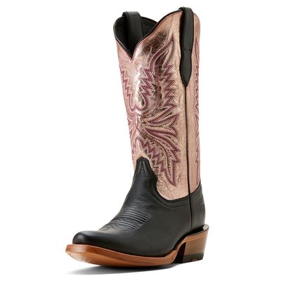 ARIAT WOMENS FUTURITY FLASH MIDNIGHT BLACK/ROSE GOLD