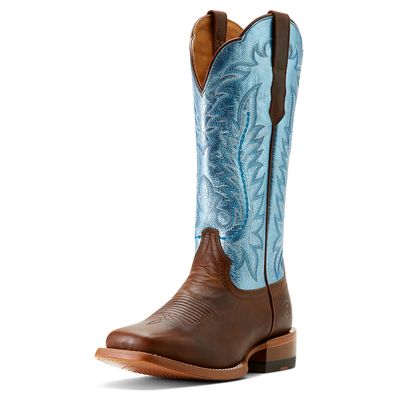 ARIAT WOMENS FRONTIER TILLY DAPPER TAN/SURF BLUE
