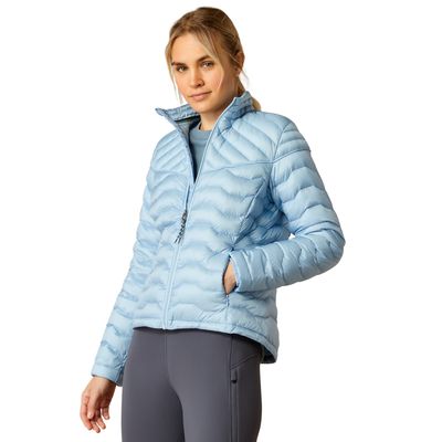ARIAT WOMENS IDEAL DOWN JACKET CERULEAN