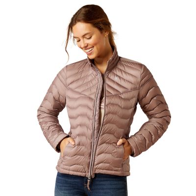 ARIAT WOMENS IDEAL DOWN JACKET PURPLE DOVE
