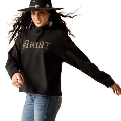 ARIAT WOMENS ESSENTIAL HOODIE BLACK