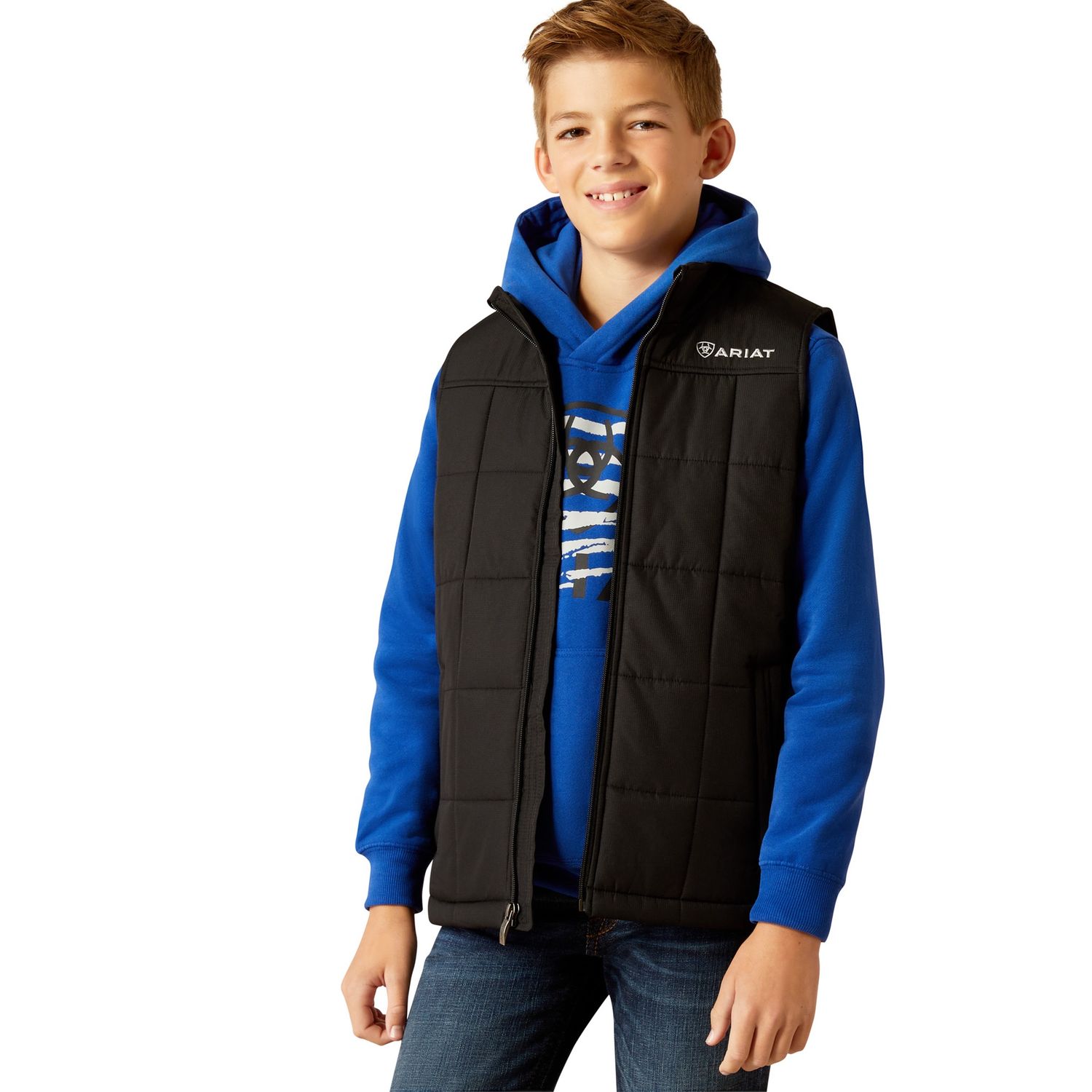 ARIAT BOYS CRIUS INSULATED VEST BLACK