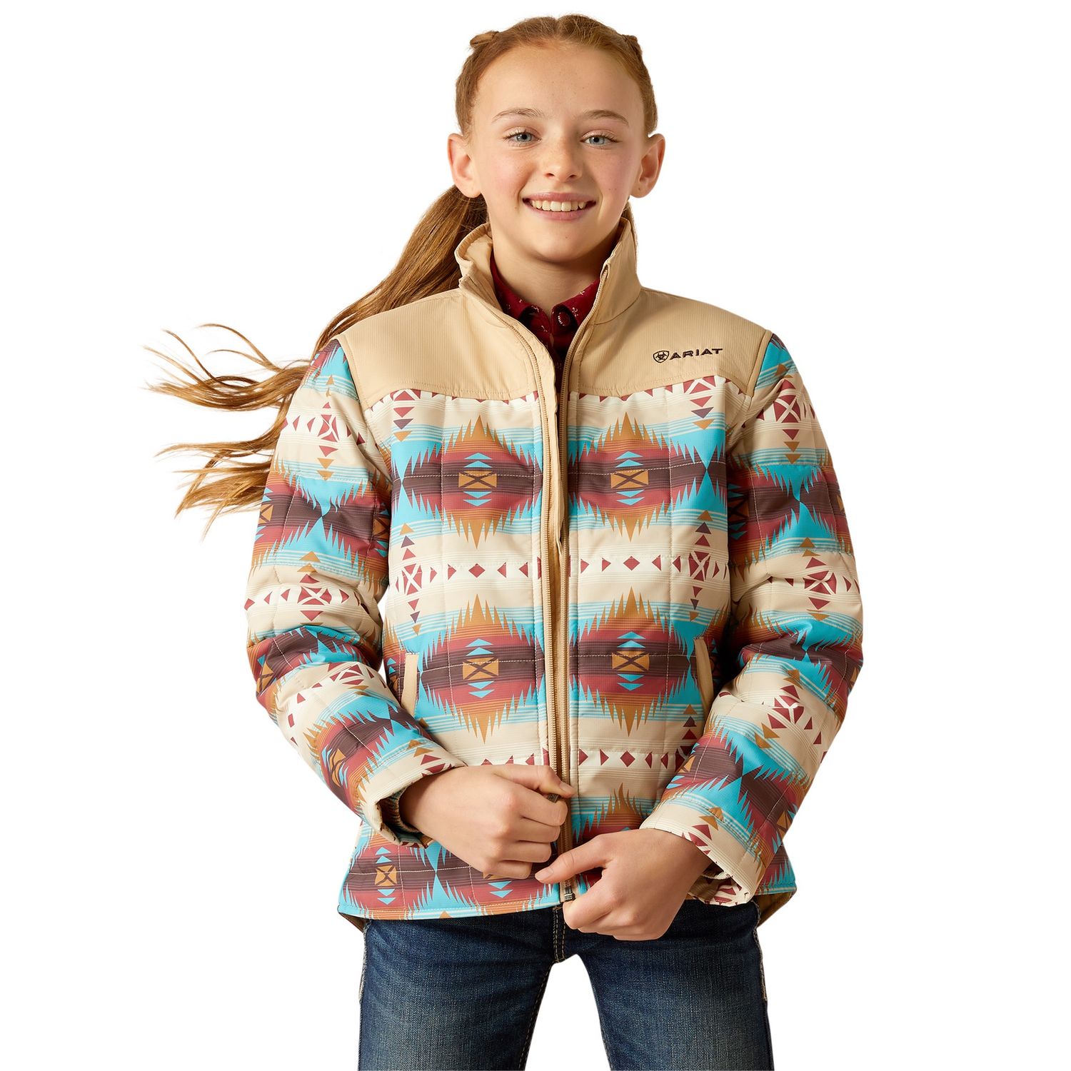 ARIAT GIRLS CRIUS JACKET SERRANO PRINT
