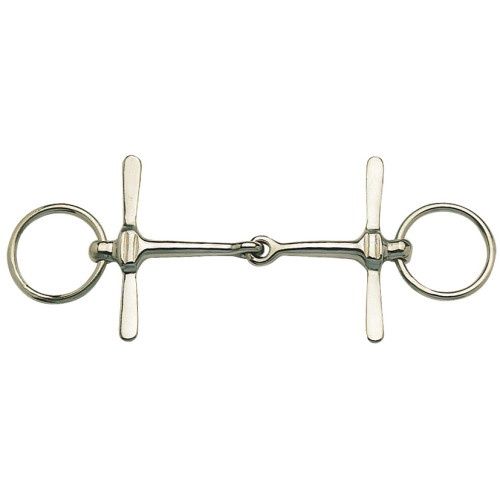 Equisteel SS Tom Thumb Snaffle Bit.