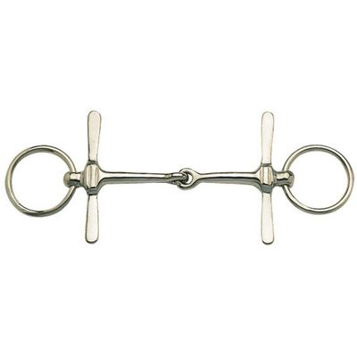 Equisteel SS Tom Thumb Snaffle Bit.