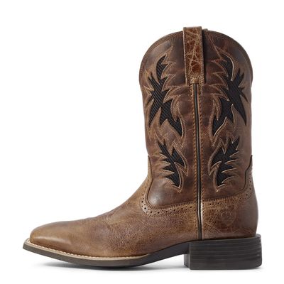 ARIAT MENS SPORT COOL VENTTEK DARK TAN/ TWO TONE TAN