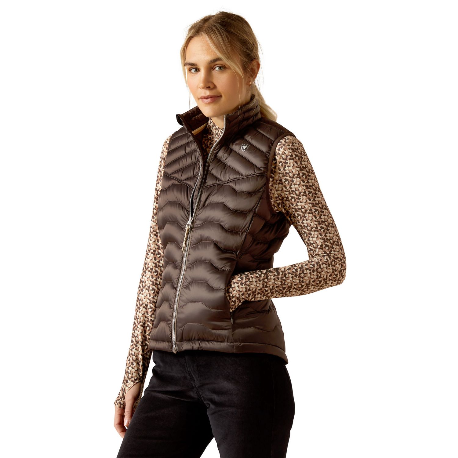 ARIAT WOMENS IDEAL DOWN VEST MOLE