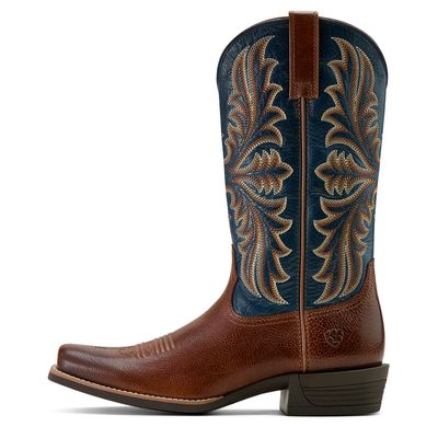 ARIAT MENS HUSTLER BEASTY BROWN/PACIFIC BLUE