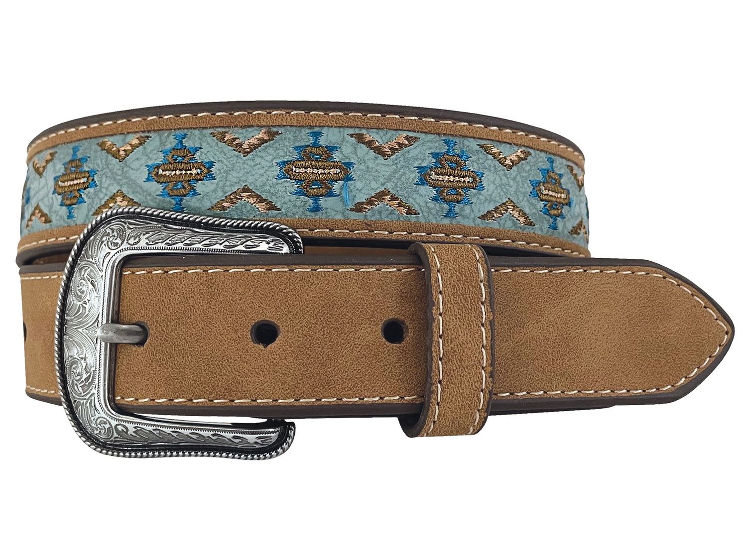 ROPER BOYS MANMADE LEATHER WITH AZTEC