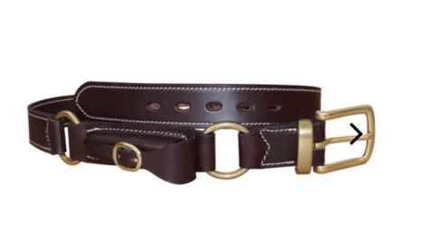 TOOWOOMBA HOBBLE DOUBLE RING POUCH BELT, Size: 30”