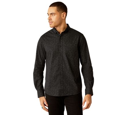 MENS MARCEL MODERN FIT LS SHIRT MARITIME NAVY.