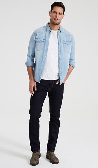 LEVIS MENS WORKWEAR 511 SLIM, Colour: INDIGO RINSE, Leg Length: 30, Waist: 34