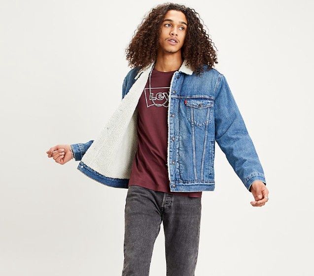 LEVI TRUCKER SHERPA JACKET